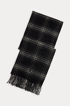 ラルフ ローレン/RALPH LAURENの【UNISEX】【POLO RALPH LAUREN】チェック ウールカシミヤ マフラー(140100/140102)