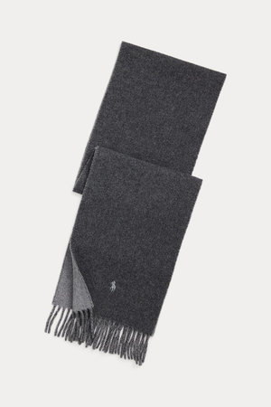 ラルフ ローレン/RALPH LAURENの【UNISEX】【POLO RALPH LAUREN】リバーシブル ウールブレンド マフラー(140100/140102)