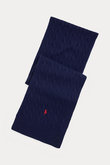 【UNISEX】【POLO RALPH LAUREN】ケーブルニット ウールブレンド マフラー