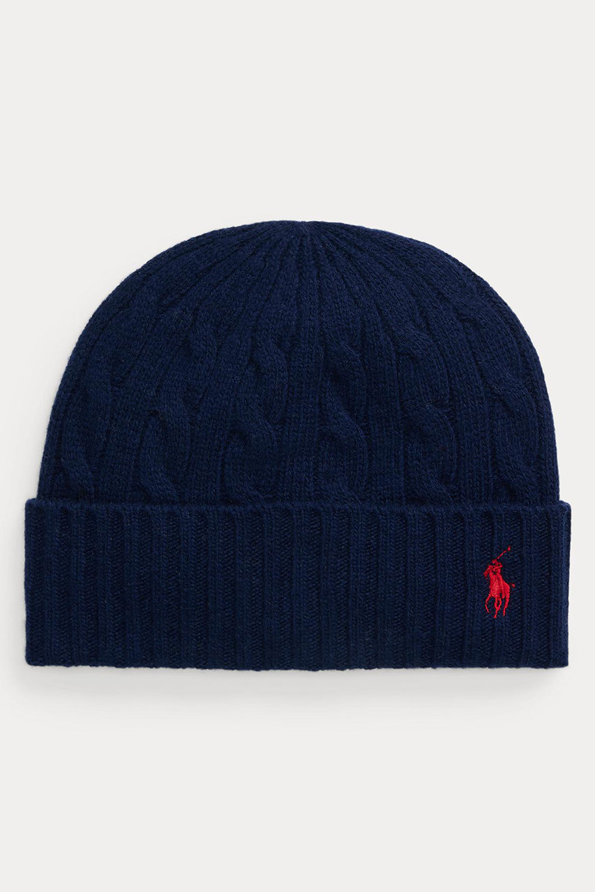 ラルフ ローレン/RALPH LAURENの【UNISEX】【POLO RALPH LAUREN】クラシック ケーブル ビーニー(ネイビー/MAPOHGS0J421951)