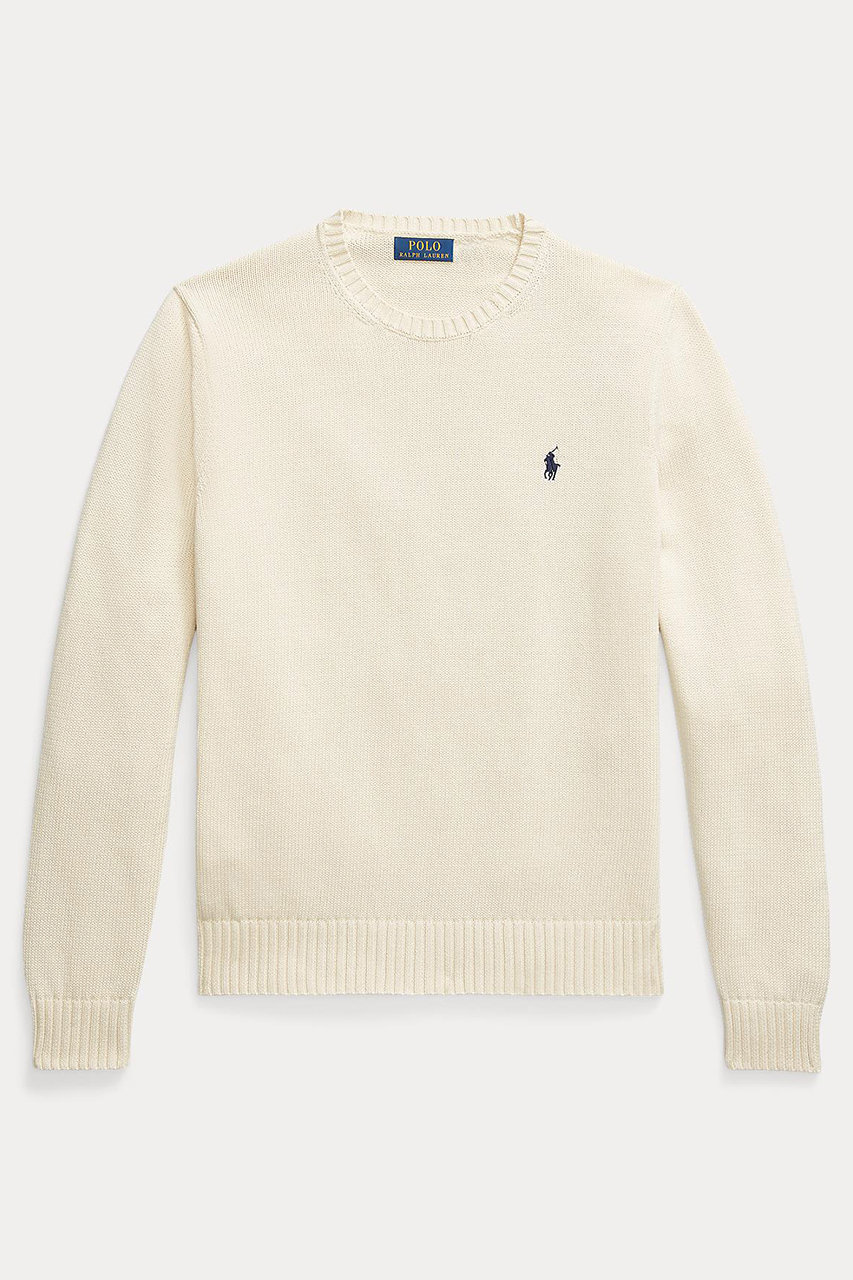 ラルフ ローレン/RALPH LAURENの【MEN】【POLO RALPH LAUREN】コットン クルーネック セーター(クリーム/MNPOSWE16822194)