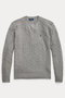 【MEN】【POLO RALPH LAUREN】ケーブルニット ウールカシミヤ セーター ラルフ ローレン/RALPH LAUREN グレー