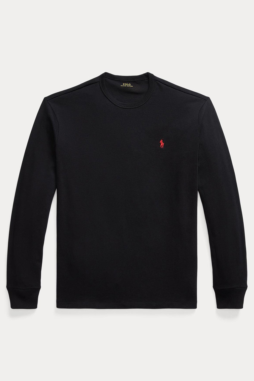 ラルフ ローレン/RALPH LAURENの【MEN】【POLO RALPH LAUREN】クラシック フィット ジャージー ロングスリーブ Tシャツ(ブラック/MNPOTSH16820390)
