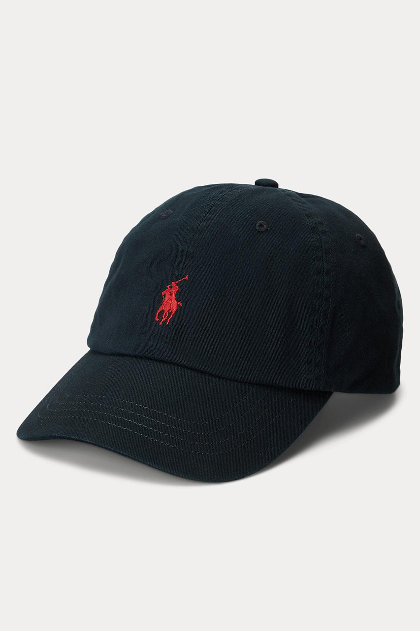 ラルフ ローレン/RALPH LAURENの【UNISEX】【POLO RALPH LAUREN】コットン チノ ベースボール キャップ(ブラック/MAPOHGS0J421242)
