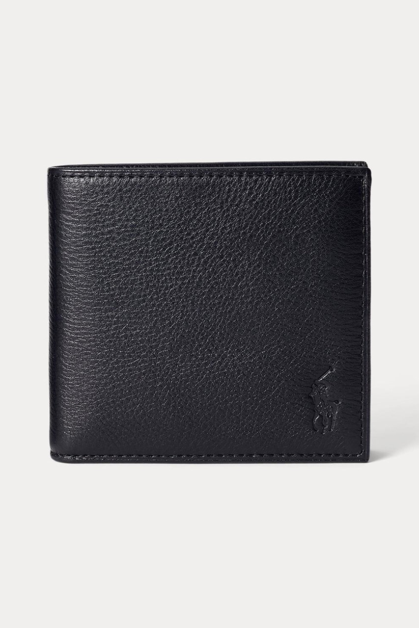 ラルフ ローレン/RALPH LAURENの【POLO RALPH LAUREN】ビルフォルド コイン ウォレット(ブラック/MAPOSLG0G220279)