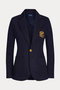 【POLO RALPH LAUREN】ダブルニット ジャカード ブレザー ラルフ ローレン/RALPH LAUREN ネイビー