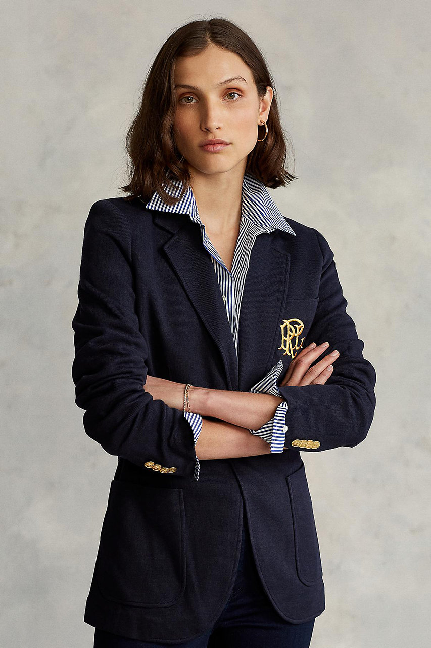 POLO RALPH LAUREN ニットダブルブレステッド　ジャケット　紺ブレ POLO RALPH LAUREN（ポロ・ラルフローレン） POLO RALPH LAUREN / ポロ