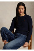 【POLO RALPH LAUREN】ケーブルニット コットン クルーネック セーター