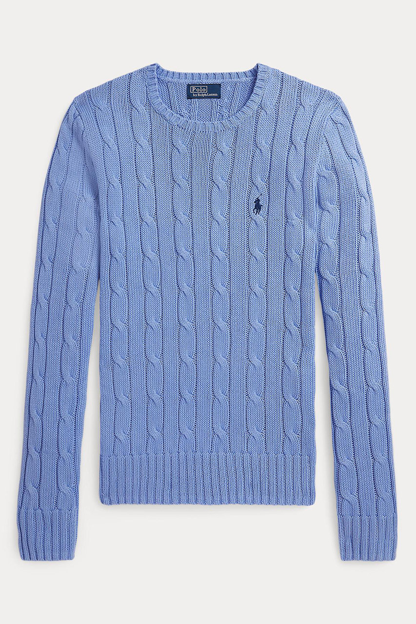 【POLO RALPH LAUREN】ケーブルニット コットン クルーネック セーター