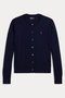 【POLO RALPH LAUREN】コットン クルーネック カーディガン ラルフ ローレン/RALPH LAUREN ネイビー