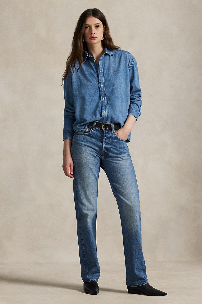 POLOティシャツとr.h. vintage デニムセット ラッパー US Introduction to Ralph Lauren for Adults] Nishiguchi's picks of the