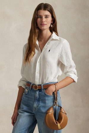 ラルフ ローレン/RALPH LAURENの【POLO RALPH LAUREN】クラシック フィット リネン シャツ(110400/110403)