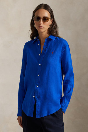 ラルフ ローレン/RALPH LAURENの【POLO RALPH LAUREN】クラシック フィット リネン シャツ(110400/110403)