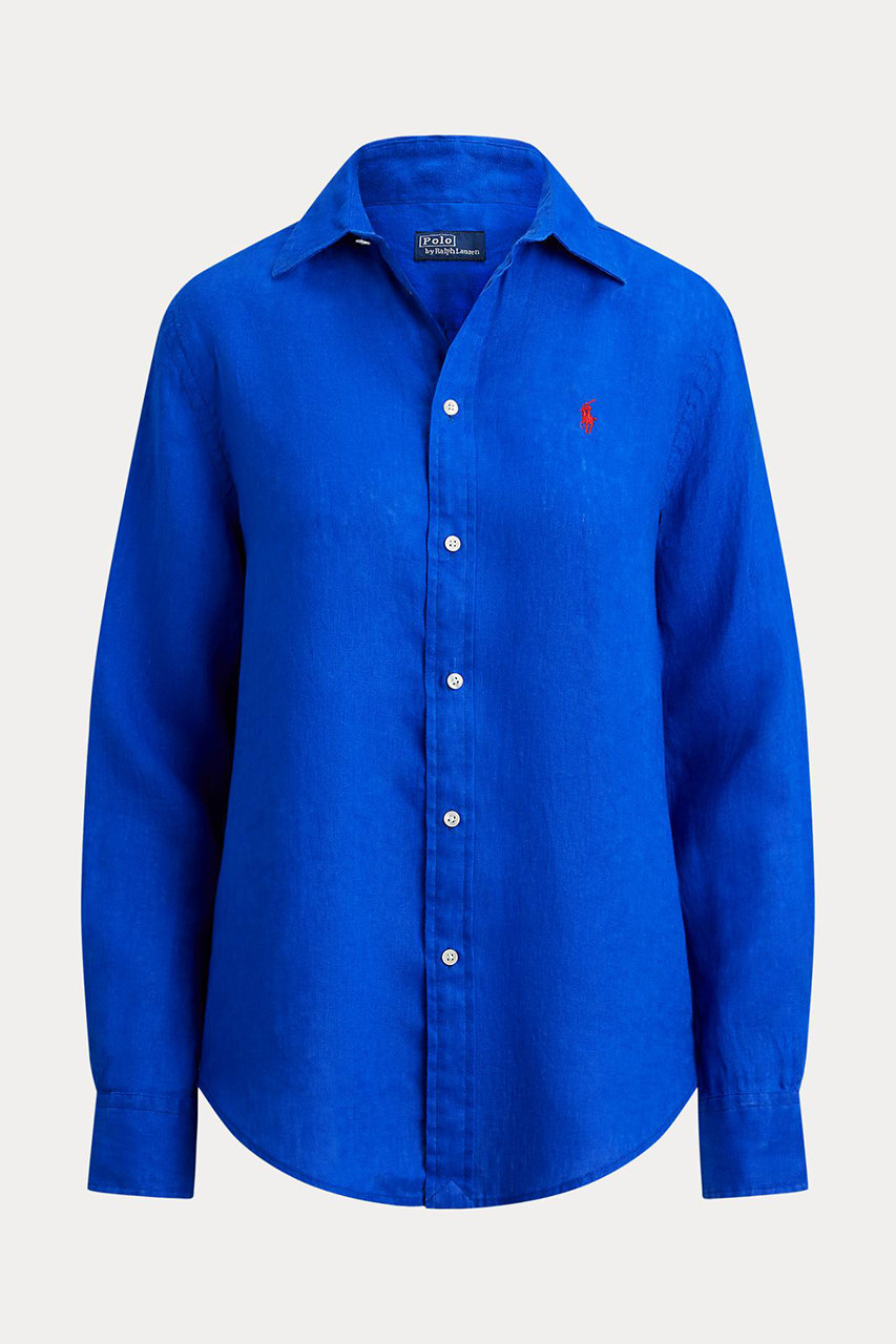 ラルフ ローレン/RALPH LAURENの【POLO RALPH LAUREN】クラシック フィット リネン シャツ(ブルー/WMPOSHTNDO21078)