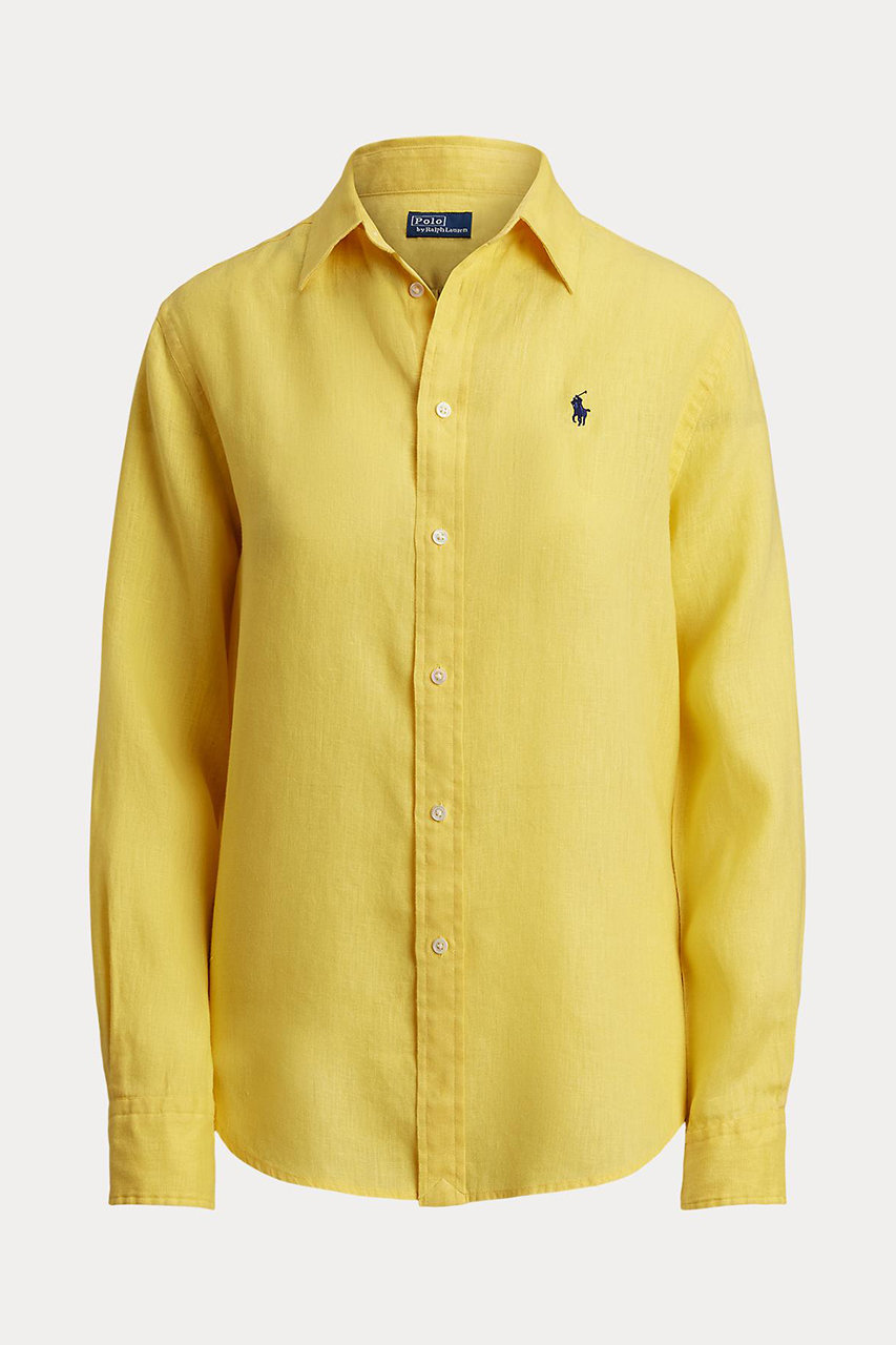 ラルフ ローレン/RALPH LAURENの【POLO RALPH LAUREN】クラシック フィット リネン シャツ(イエロー/WMPOSHTNDO21078)