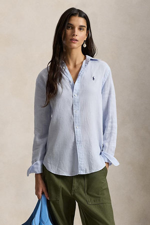 ラルフ ローレン/RALPH LAURENの【POLO RALPH LAUREN】クラシック フィット リネン シャツ(110400/110403)