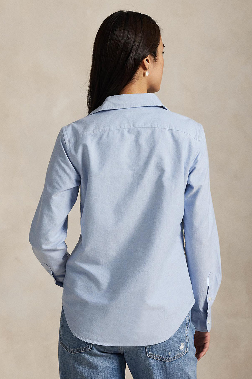 美品　RALPH LAUREN ラルフローレン　オックスフォード　シャツ　ブルー POLO RALPH LAUREN（ポロ・ラルフローレン） ラルフローレン