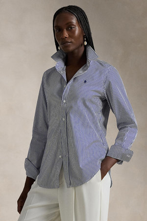 ラルフ ローレン/RALPH LAURENの【POLO RALPH LAUREN】ストライプド コットン シャツ(110400/110403)