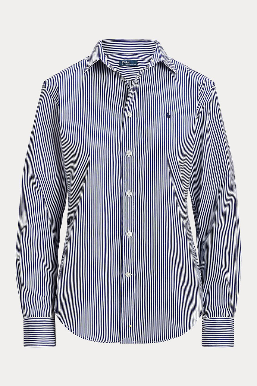 ラルフ ローレン/RALPH LAURENの【POLO RALPH LAUREN】ストライプド コットン シャツ(ブルー/WMPOSHTNDO20331)