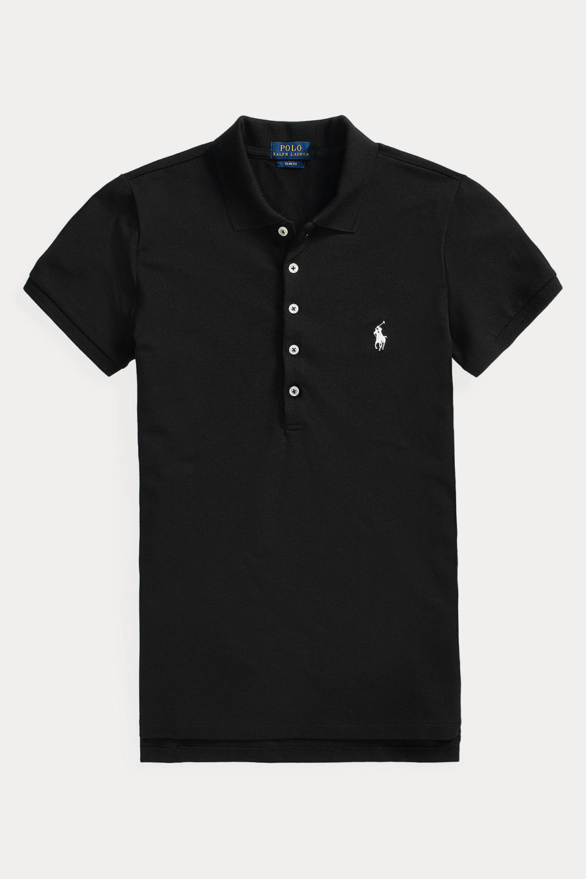 ラルフ ローレン/RALPH LAURENの【POLO RALPH LAUREN】スリム フィット ストレッチ ポロシャツ(ブラック/WMPOKNINCU20251)