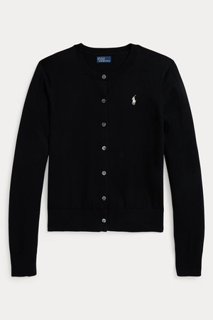 ラルフ ローレン/RALPH LAURENの【POLO RALPH LAUREN】コットン クルーネック カーディガン(110300/110303)