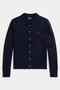 【POLO RALPH LAUREN】ポロカラー ボタンド カーディガン ラルフ ローレン/RALPH LAUREN ネイビー