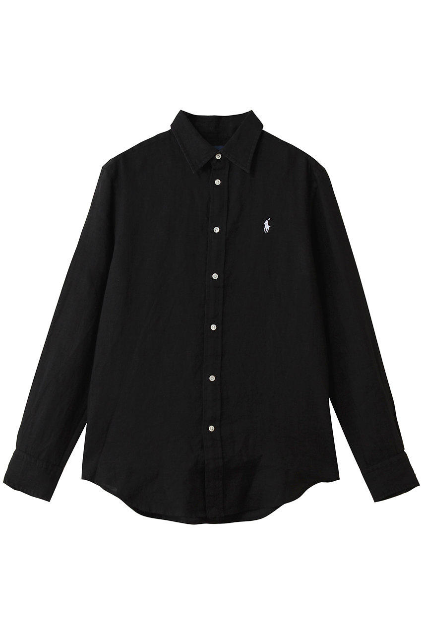 ラルフ ローレン/RALPH LAURENの【POLO RALPH LAUREN】クラシック フィット リネン シャツ(ブラック/WMPOSHTNDO20739)