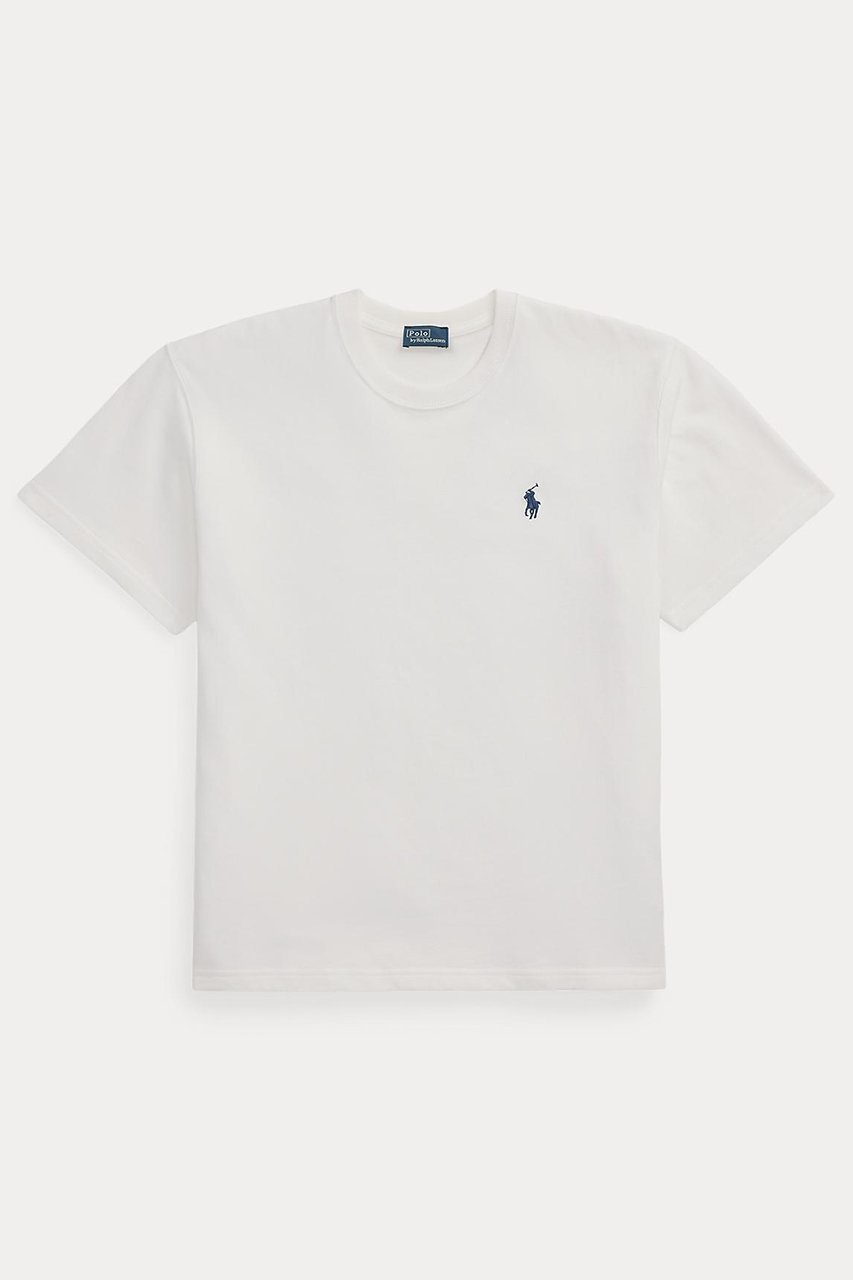 ラルフ ローレン/RALPH LAURENの【POLO RALPH LAUREN】コットン ジャージー クルーネック Tシャツ(ホワイト/WMPOKNINCU21068)