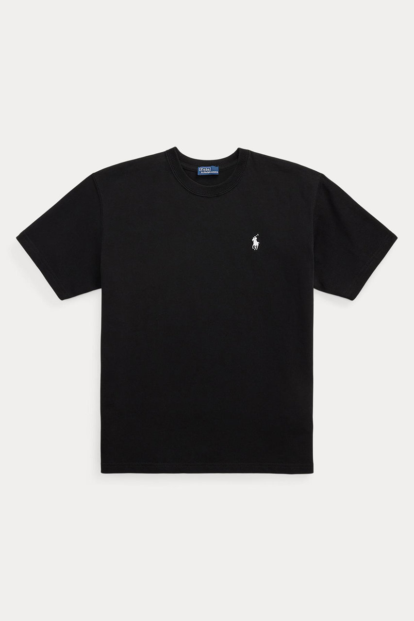 ラルフ ローレン/RALPH LAURENの【POLO RALPH LAUREN】コットン ジャージー クルーネック Tシャツ(ブラック/WMPOKNINCU21068)