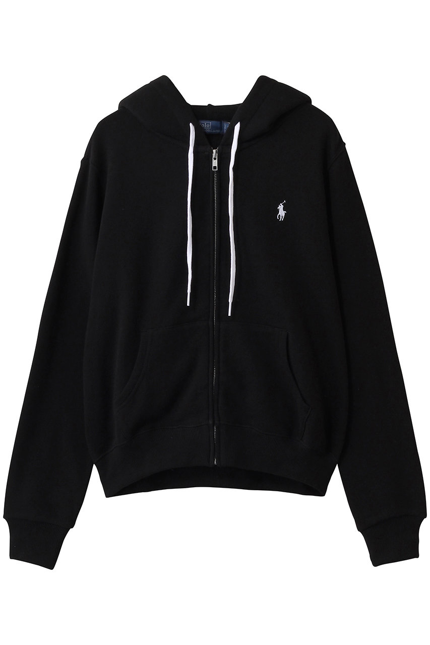 ラルフ ローレン/RALPH LAURENの【POLO RALPH LAUREN】ライトウェイト フリース フルジップ フーディ(ブラック/WMPOKNINFB21035)