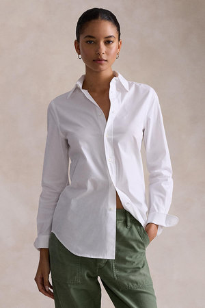 ラルフ ローレン/RALPH LAURENの【POLO RALPH LAUREN】スリム フィット ストレッチ ポプリン シャツ(110400/110403)