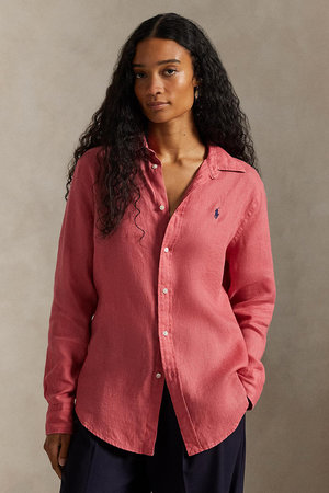 ラルフ ローレン/RALPH LAURENの【POLO RALPH LAUREN】クラシック フィット リネン シャツ(110400/110403)