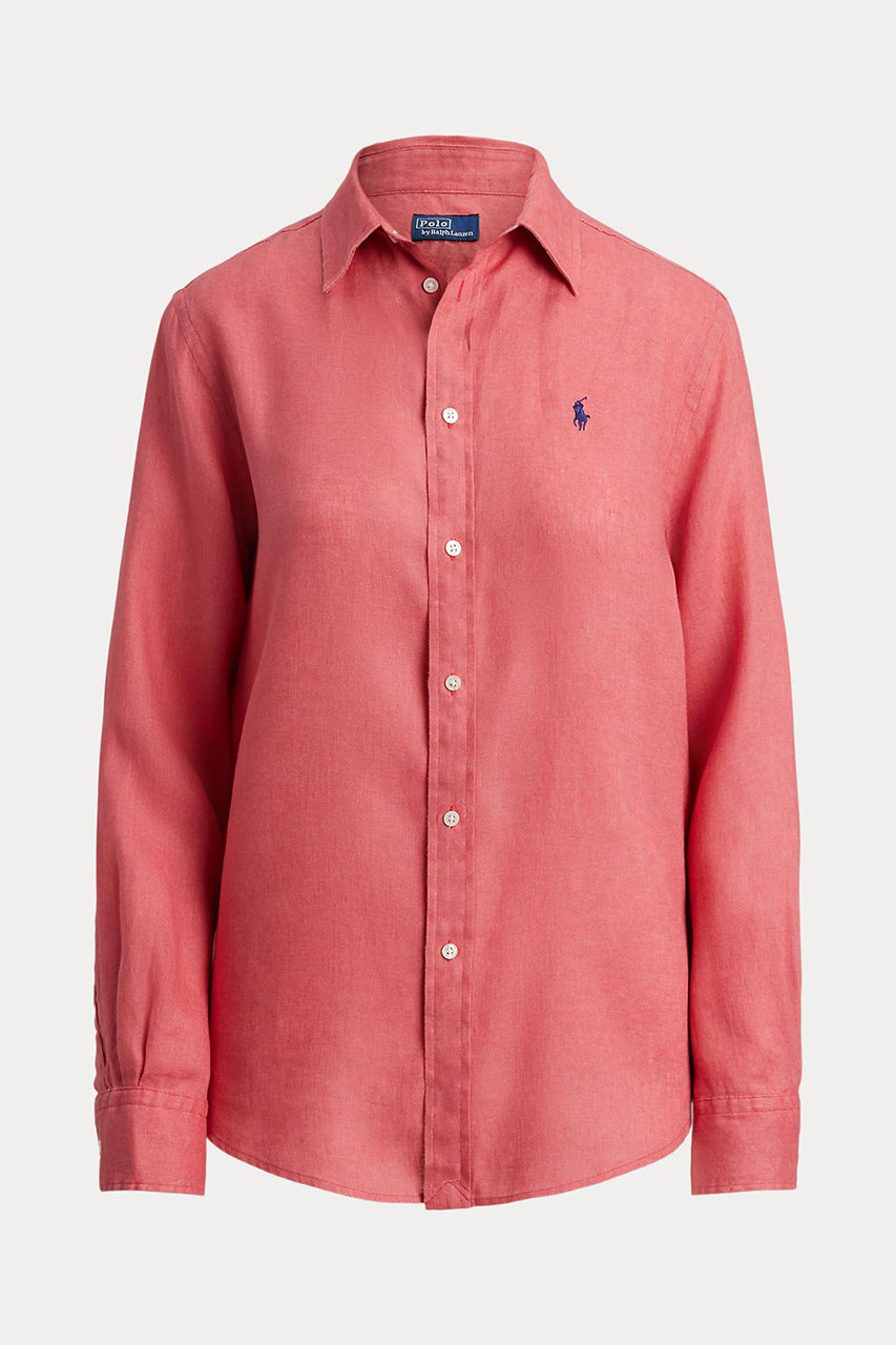 ラルフ ローレン/RALPH LAURENの【POLO RALPH LAUREN】クラシック フィット リネン シャツ(レッド/WMPOSHTNDO21064)