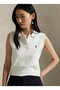 【POLO RALPH LAUREN】コットン クロップド スリーブレス ポロ セーター ラルフ ローレン/RALPH LAUREN