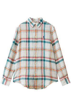 ラルフ ローレン/RALPH LAURENの【POLO RALPH LAUREN】クラシック フィット チェック リネン シャツ