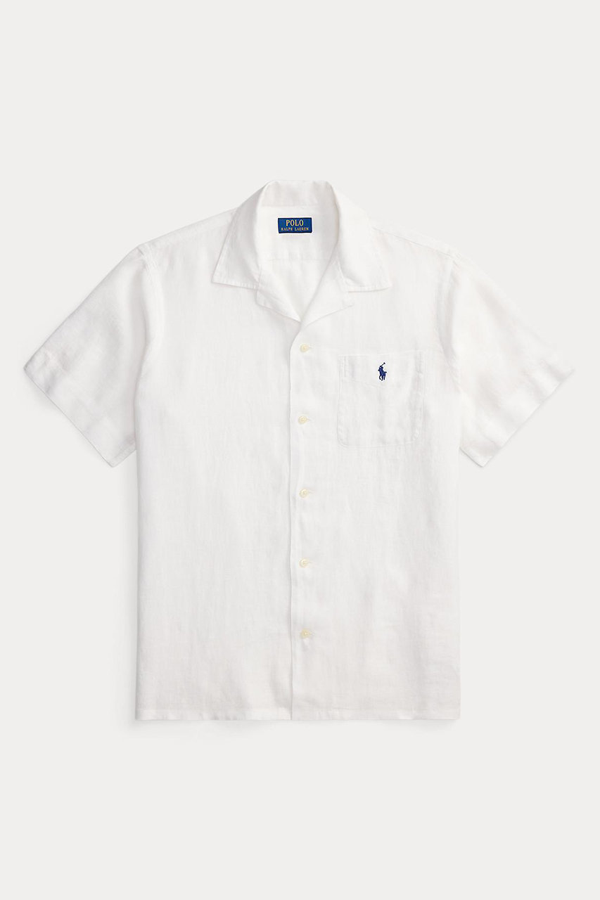 ラルフ ローレン/RALPH LAURENの【MEN】【POLO RALPH LAUREN】クラシック フィット リネン キャンプ シャツ(ホワイト/MNPOWOV1N821009)
