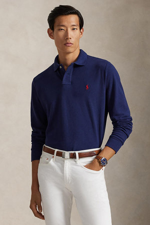 ラルフ ローレン/RALPH LAURENの【MEN】【POLO RALPH LAUREN】カスタム スリム フィット メッシュ ポロシャツ(110400/110404)