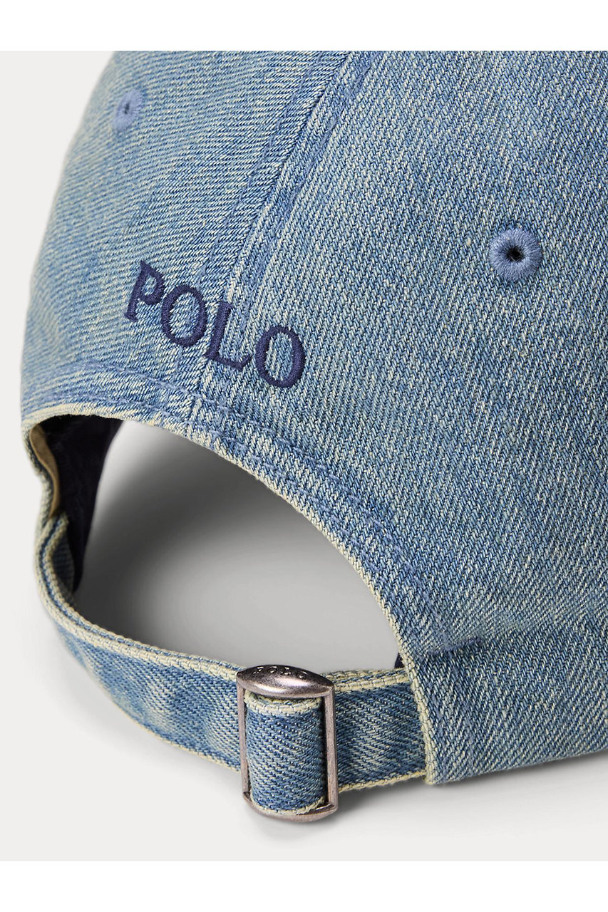新品未使用品　コットン デニム ボール キャップ　タオル付き RALPH LAUREN(ラルフ ローレン)｜【UNISEX】【POLO RALPH LAUREN