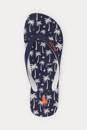 ラルフ ローレン/RALPH LAURENの【POLO RALPH LAUREN】ボルト パームツリープリント フリップフロップ(130200/130205)