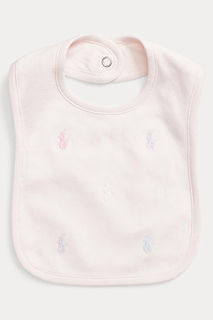 ラルフ ローレン/RALPH LAURENの【KIDS】【POLO RALPH LAUREN】Polo ポニー コットン インターロック ビブ(200800/200801)