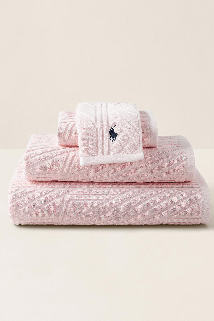 ラルフ ローレン/RALPH LAURENの【Ralph Lauren Home】McKenna バスタオル（ミニ）(ピンク/HMPOBATH8O20222)