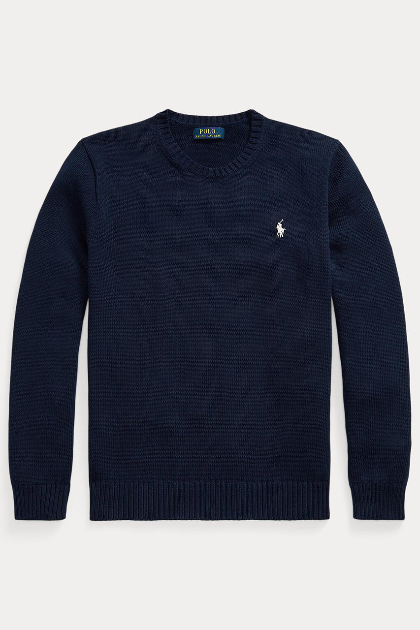 ラルフ ローレン/RALPH LAURENの【MEN】【POLO RALPH LAUREN】コットン クルーネック セーター(ネイビー/MNPOSWE16822709)