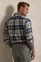 【MEN】【POLO RALPH LAUREN】カスタム フィット チェック ブラッシュド フランネル シャツ ラルフ ローレン/RALPH LAUREN