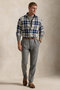 【MEN】【POLO RALPH LAUREN】カスタム フィット チェック ブラッシュド フランネル シャツ ラルフ ローレン/RALPH LAUREN