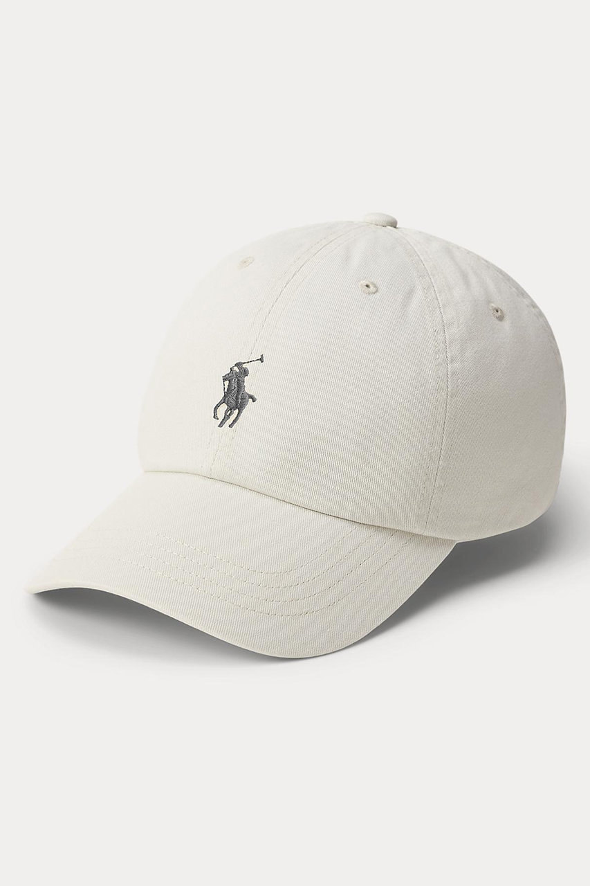 ラルフ ローレン/RALPH LAURENの【UNISEX】【POLO RALPH LAUREN】コットン チノ ボール キャップ(ライトグレー/MAPOHGS0J422707)