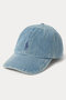 【UNISEX】【POLO RALPH LAUREN】インディゴ デニム ボール キャップ ラルフ ローレン/RALPH LAUREN ブルー