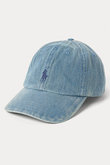 【UNISEX】【POLO RALPH LAUREN】インディゴ デニム ボール キャップ