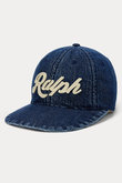 【UNISEX】【POLO RALPH LAUREN】The Ralph ロゴ デニム ボール キャップ