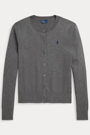 ラルフ ローレン/RALPH LAURENの【POLO RALPH LAUREN】コットン クルーネック カーディガン(110300/110303)