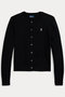 【POLO RALPH LAUREN】コットン クルーネック カーディガン ラルフ ローレン/RALPH LAUREN ブラック